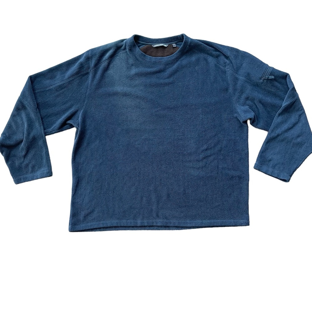 Horny Toad Blue Long Sleeve Sherpa Sweater Top Men's Size XXL. R